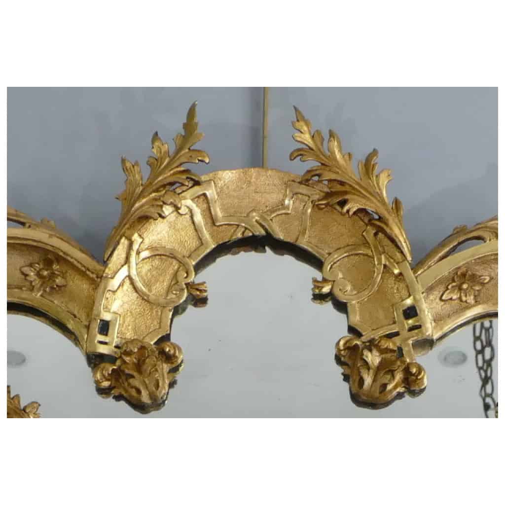 Rocaille Mirror In Golden Wood 19th 8