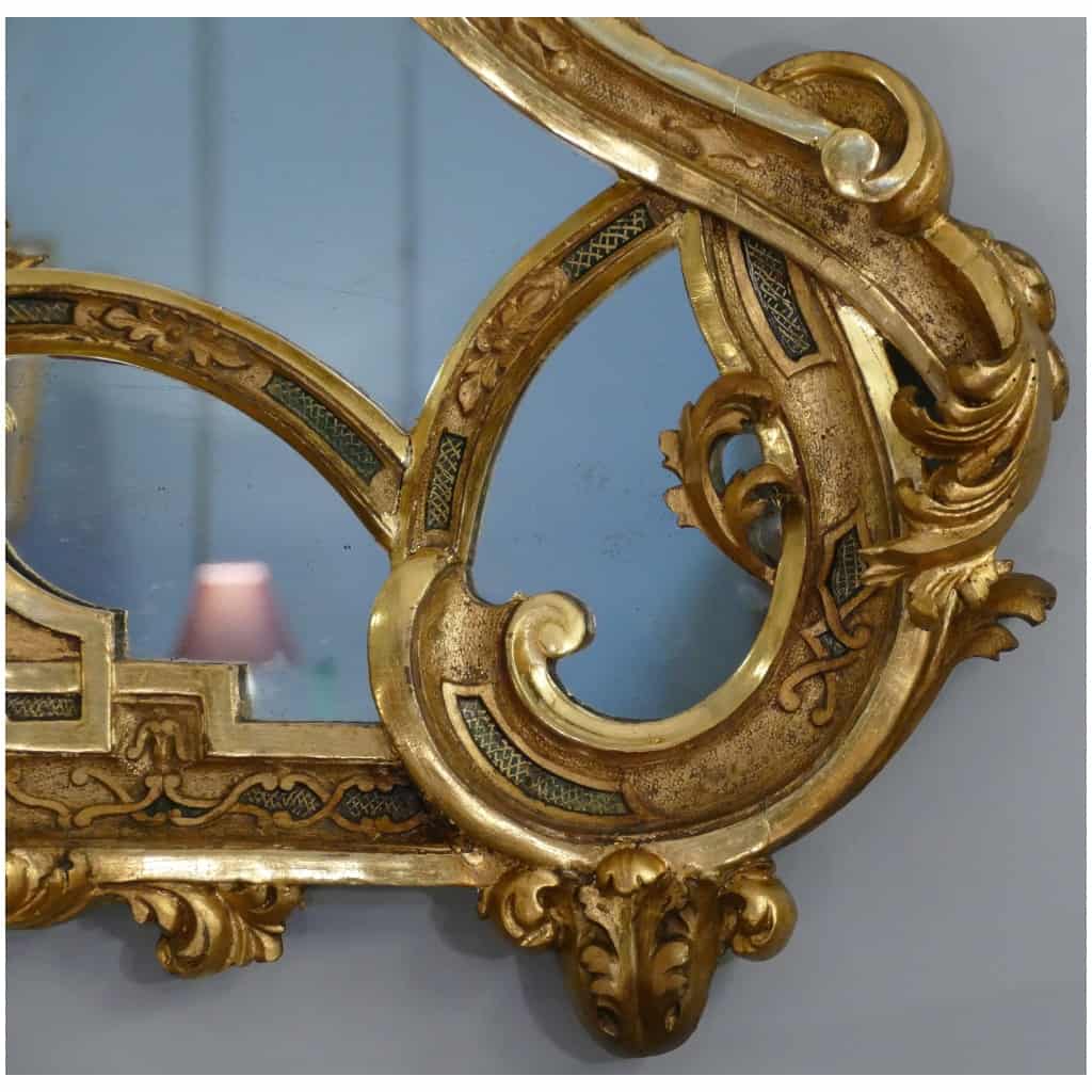 Rocaille Mirror In Golden Wood 19th 10