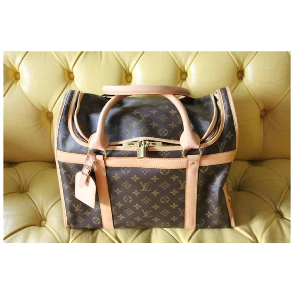 who is louis Louis Vuitton Dogbag 40 Vintage dog carrier bag  LODENFREY