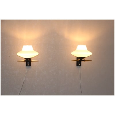 Paire d’appliques Maison Lunel