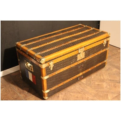 Malle Goyard ancienne, malle Goyard courrier 100 cm