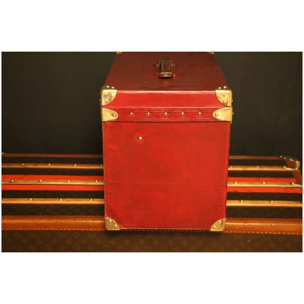 Red Goyard trunk Hermes 12