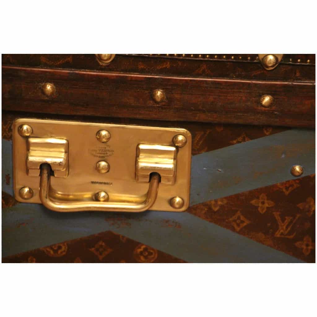 Malle Louis Vuitton cabine ancienne monogrammée 90 cm 12