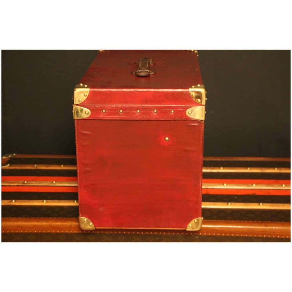 Red Goyard trunk Hermes 14