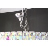 Lustre Venini en verre de Murano rose blanc et ambré 35