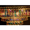 Lustre Venini en verre de Murano rose blanc et ambré 38