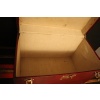 Red Goyard trunk Hermes 35