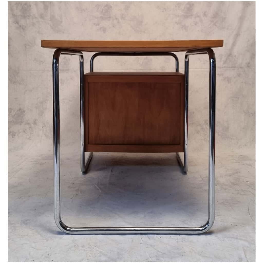 Bauhaus desk by Rudolf Vichr – Oak – Ca 1930 7
