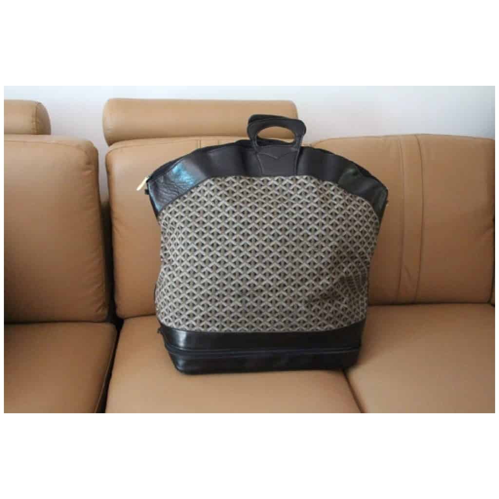 Sac de voyage Goyard surdimensionné vintage - Les Puces de Paris