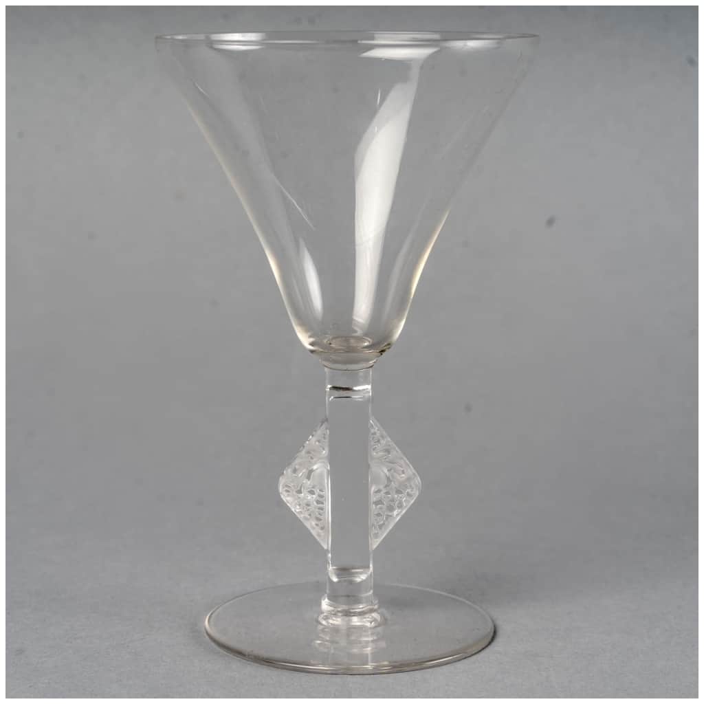 1924 René Lalique – Service De Verres Savergne Verre Blanc – 34 pièces 9