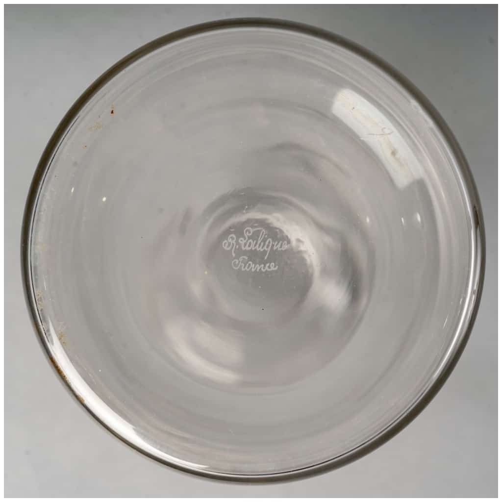 1924 René Lalique – Service De Verres Savergne Verre Blanc – 34 pièces 13