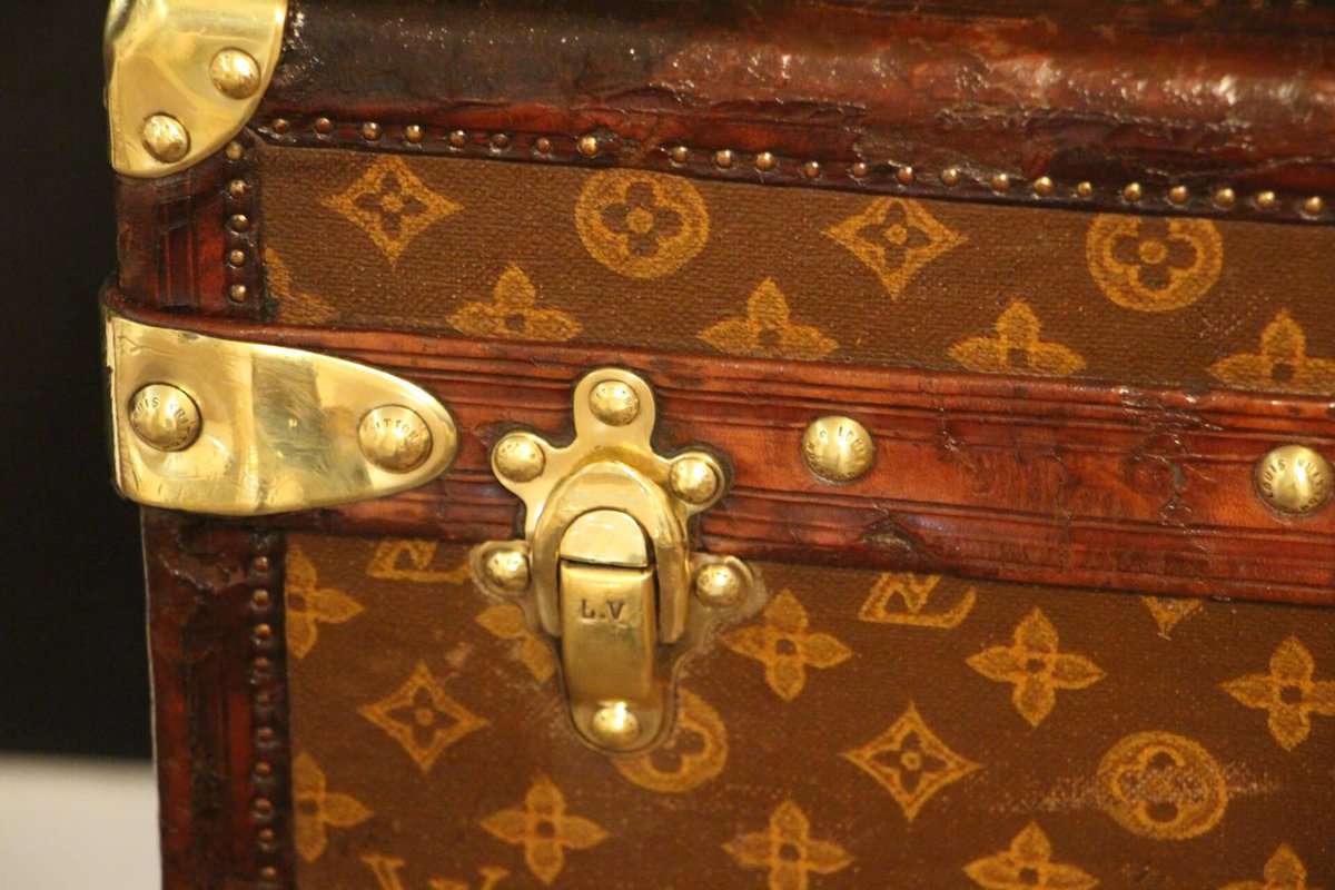 Louis Vuitton Monogram Suitcase Trunk 75 Brown