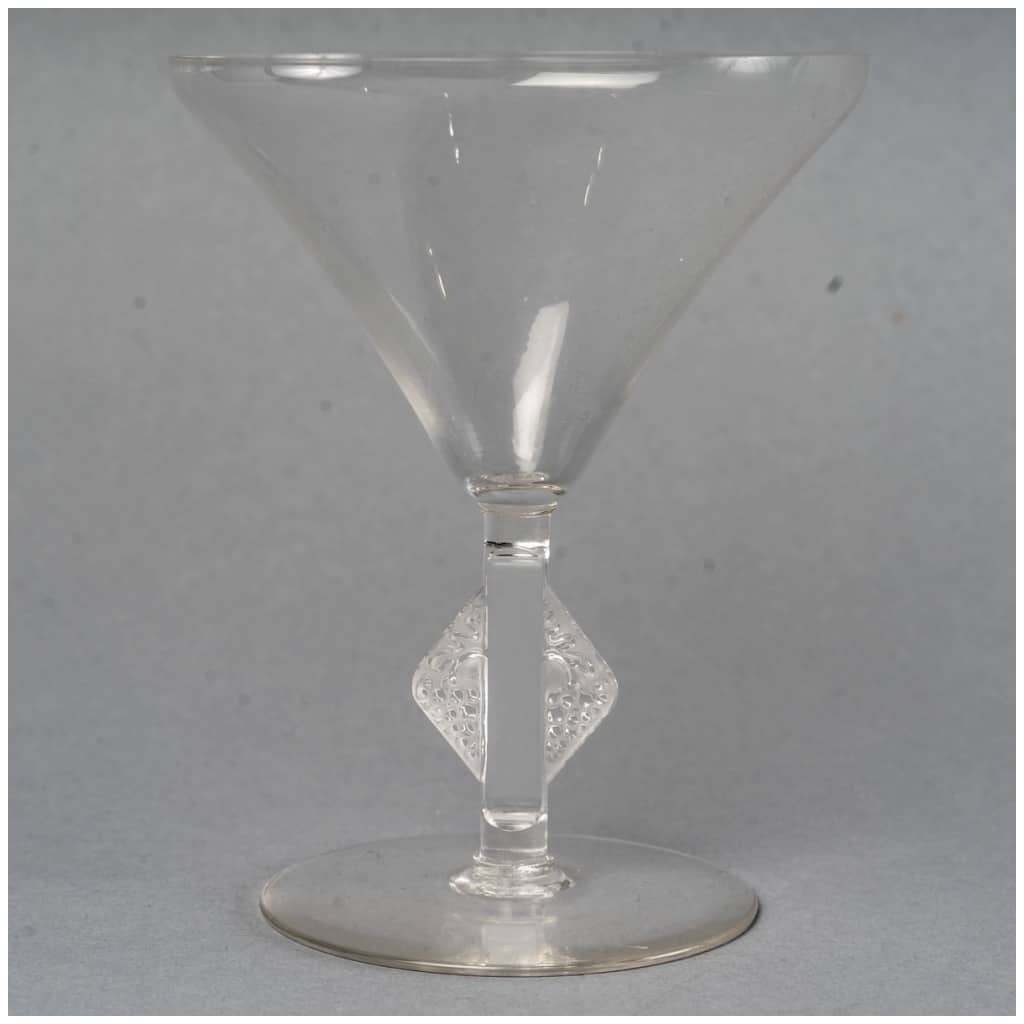 1924 René Lalique – Service De Verres Savergne Verre Blanc – 34 pièces 5