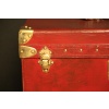Red Goyard trunk Hermes 24