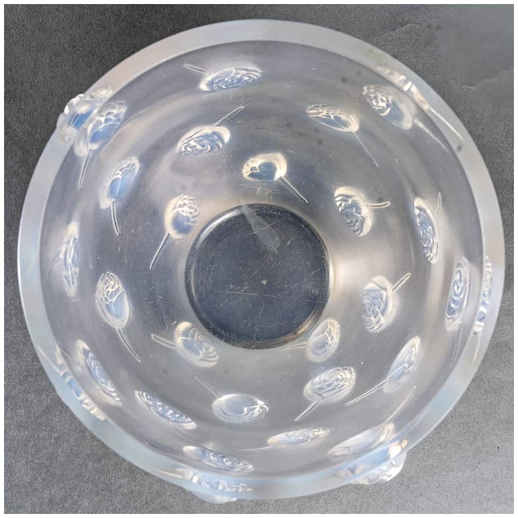1937 René Lalique – Vase Pivoines Verre Opalescent 6