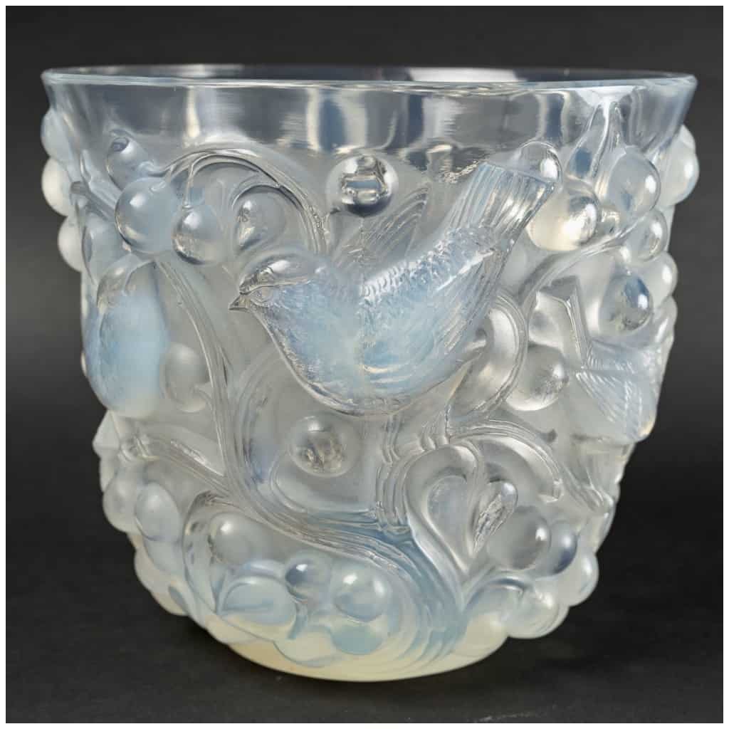 1927 René Lalique – Vase Avallon Verre Opalescent 3