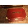 Red Goyard trunk Hermes 27