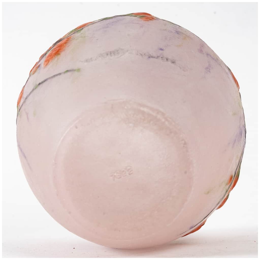 1920 Gabriel Argy Rousseau – Peach Blossom Vase Glass Paste 6