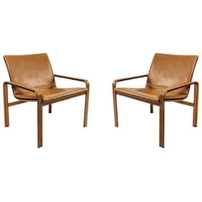 1970 Paire de Fauteuils Jacques Toussaint & Patrizia Angeloni pour Matteo Grassi