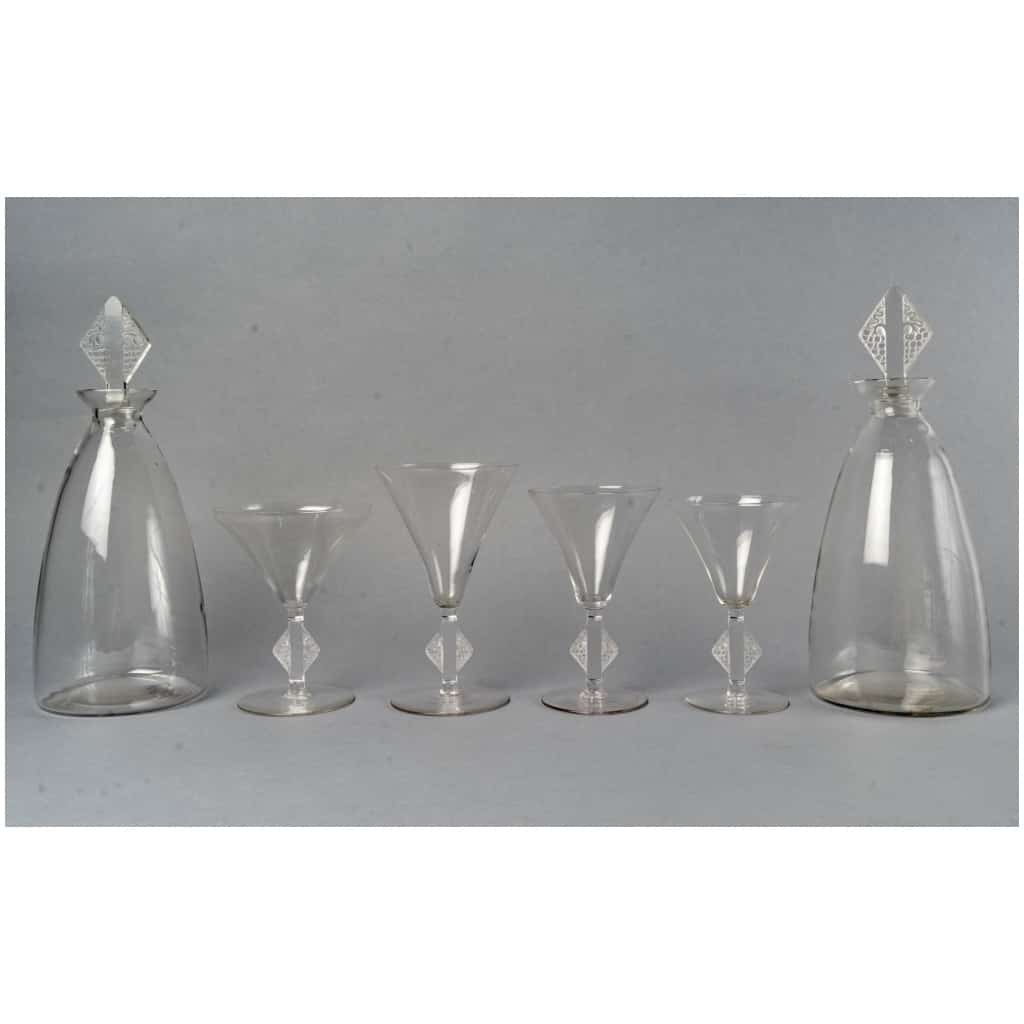 1924 René Lalique – Service De Verres Savergne Verre Blanc – 34 pièces 3