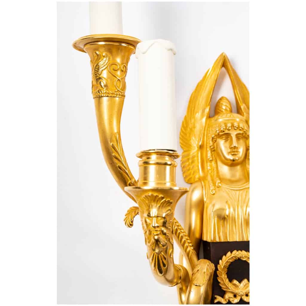 Pair of 1st Empire style sconces. 4