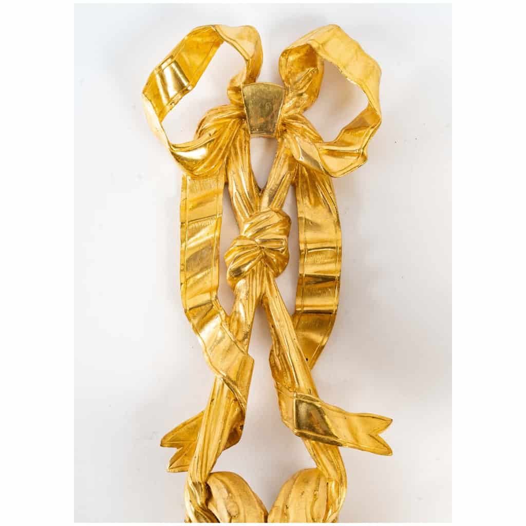 Paire d’appliques de style Louis XVI signées Henri Vian. 4