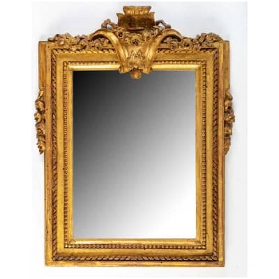 Frame In Golden Carved Wood, Louis Period XVI