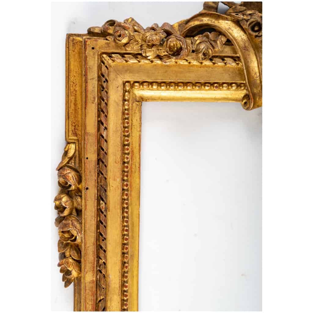 Frame In Golden Carved Wood, Louis Period XVI 4