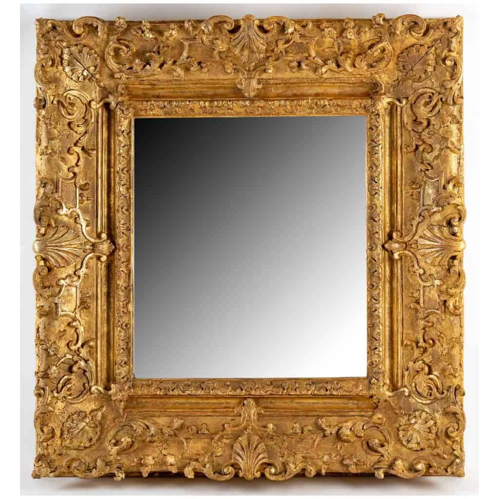 Very Beautiful Gilded Carved Wood Frame, Louis XIV Period - Regency 3