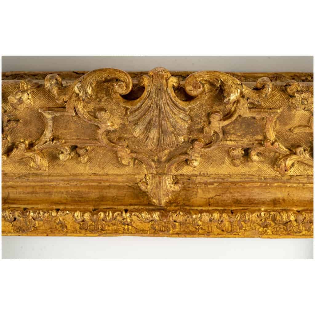 Very Beautiful Gilded Carved Wood Frame, Louis XIV Period - Regency 5