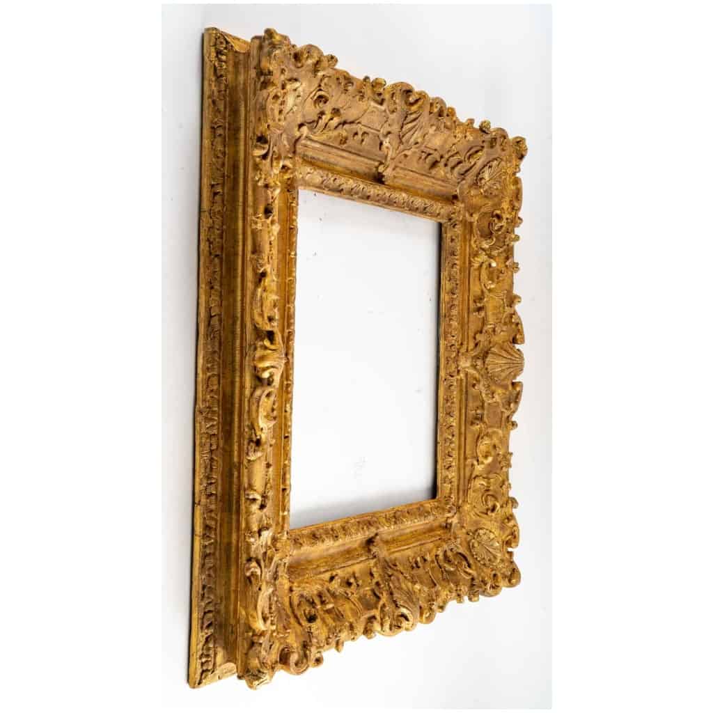 Very Beautiful Gilded Carved Wood Frame, Louis XIV Period - Regency 8