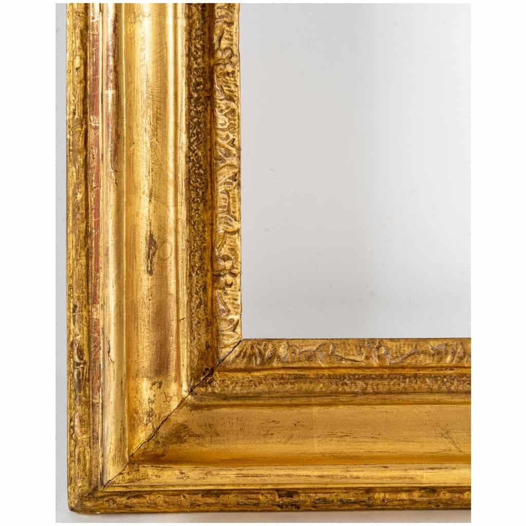 Pastel frame in carved gilded wood, Louis XV period 5