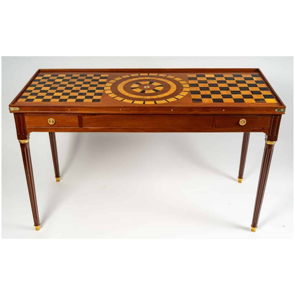 Table de jeux tric-trac d’époque Louis XVI (1774 – 1793). 6