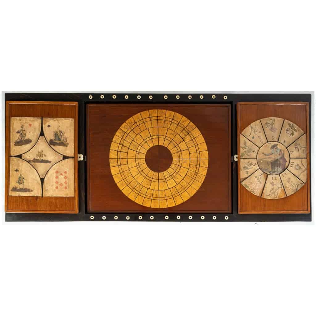 Table de jeux tric-trac d’époque Louis XVI (1774 – 1793). 14