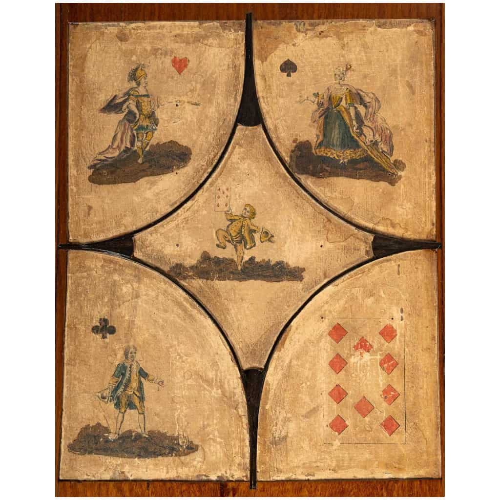 Table de jeux tric-trac d’époque Louis XVI (1774 – 1793). 15
