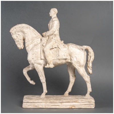 Plaster sketch of the monument to Marshal Foch by Robert WLERICK