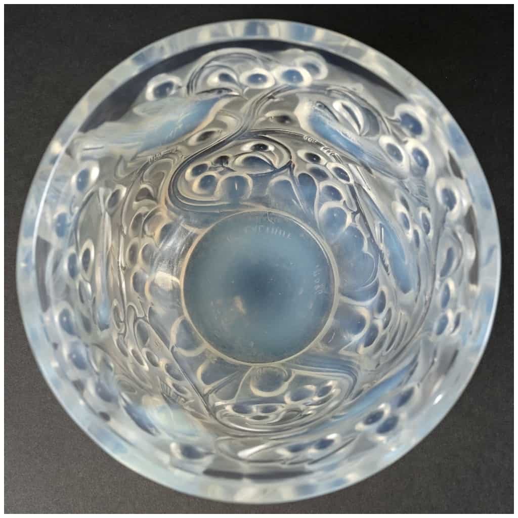 1927 René Lalique – Vase Avallon Verre Opalescent 7
