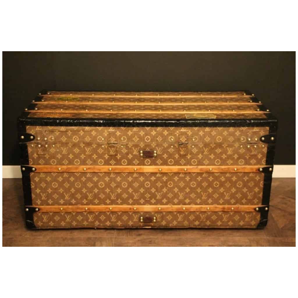 Malle Louis Vuitton en Toile Tissée, Malle Louis Vuitton ancienne 11