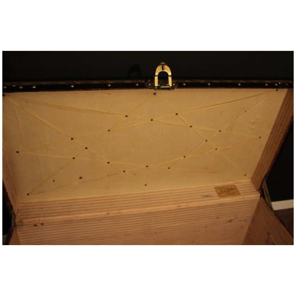 Malle Louis Vuitton en Toile Tissée, Malle Louis Vuitton ancienne 16