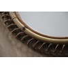 Vintage Miroir Mural Rond en Rotin et Bambou des années 1960 par Franco Albini 21