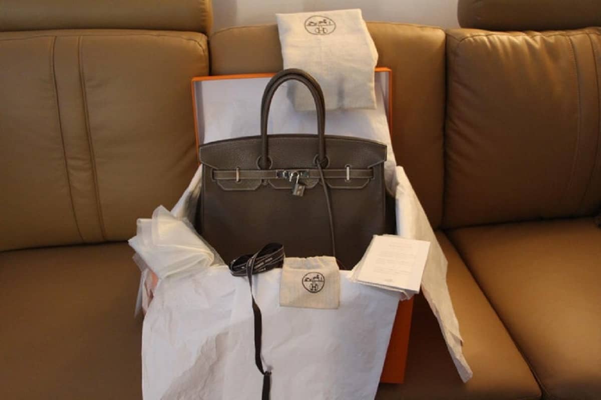 Hermès Etoupe Togo Birkin 35, Hermès Bag, Hermès Birkin Bag - The