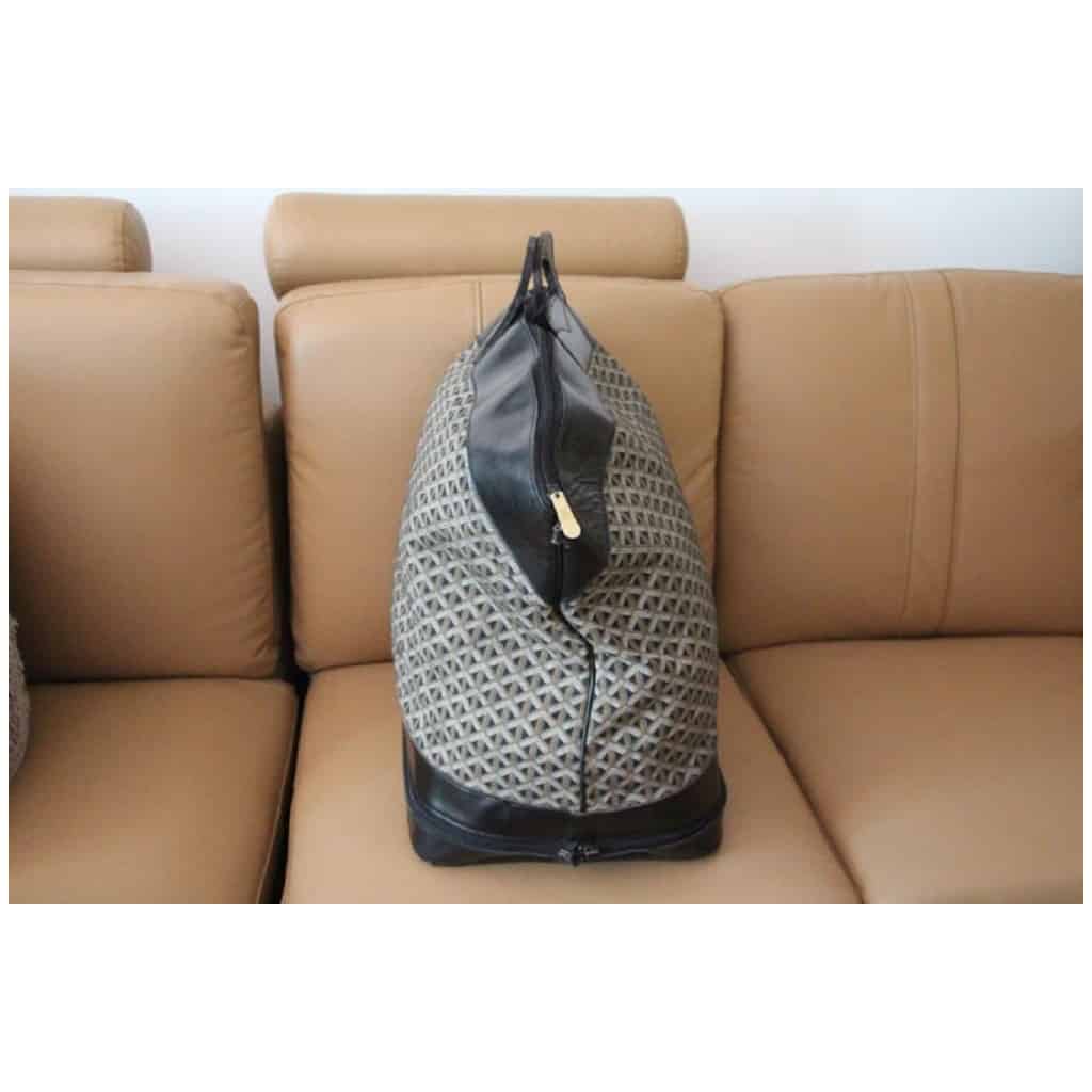Louis Vuitton NEW Monogram Black Silver Top Handle Men's Travel Duffle Bag  at 1stDibs