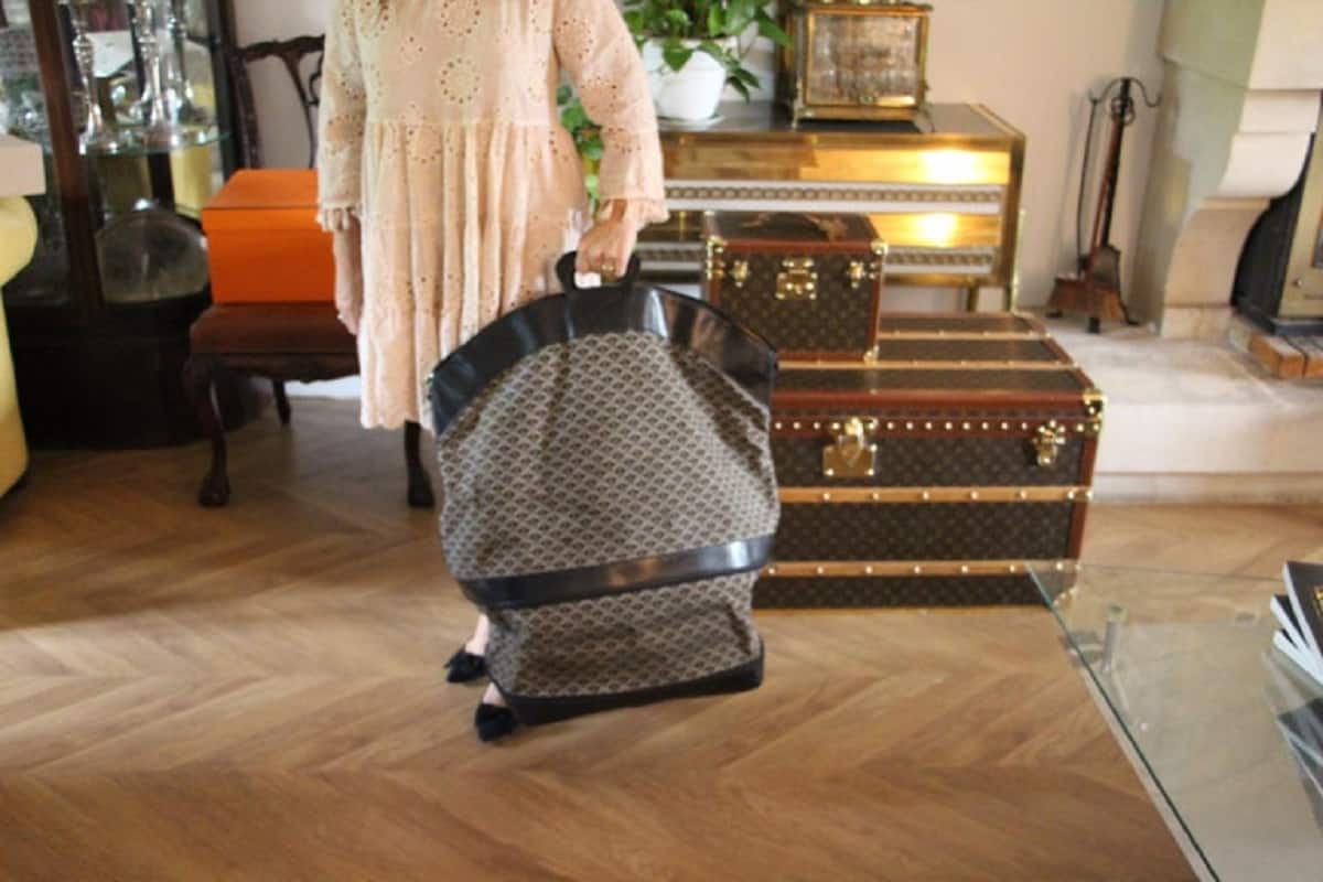 Vintage oversized Goyard travel bag - Les Puces de Paris Saint-Ouen