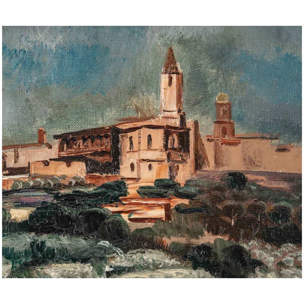 Henry De Waroquier 1881-1970. Village En Italie. 4