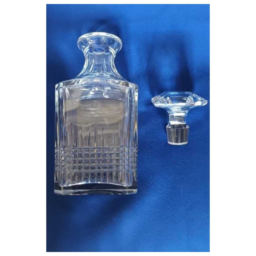 A WHISKEY DECANTER signed Baccarat, Nancy model SOLD 5