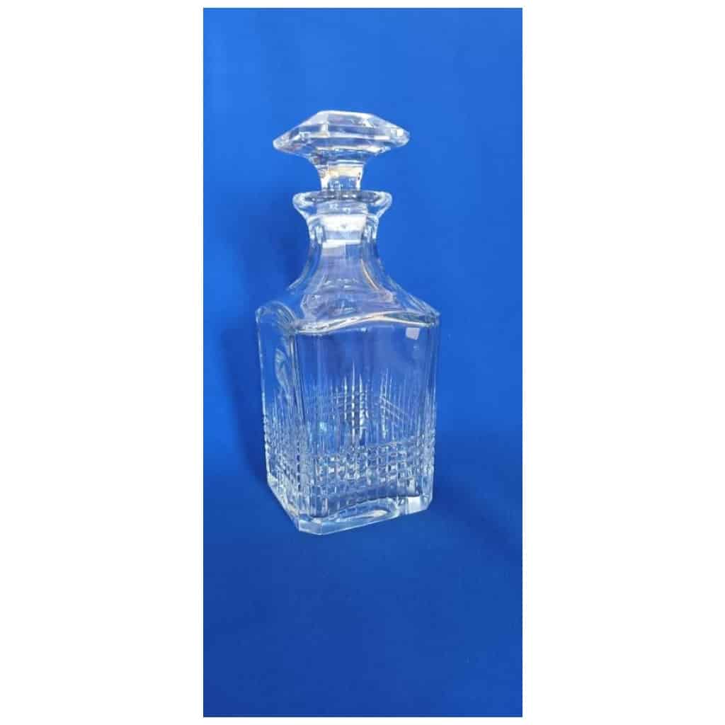 A WHISKEY DECANTER signed Baccarat, Nancy model SOLD 7