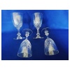 6 VERRES A VIN BLANC en cristal de SAINT LOUIS , modèle Massenet, en parfait état 7