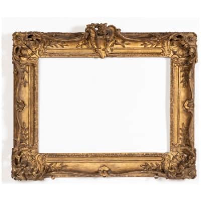 Frame In Carved Golden Wood, Louis XV Period