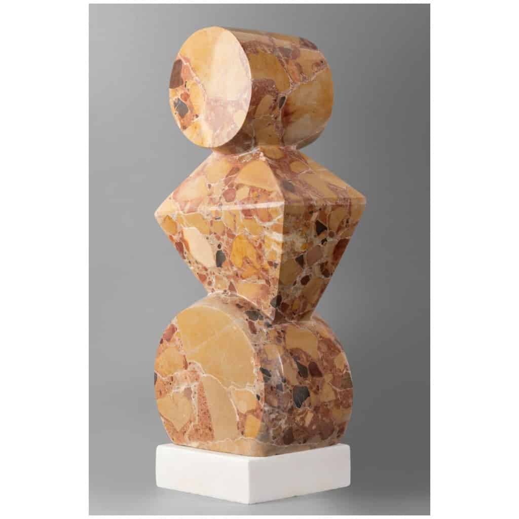 Sculpture En Marbre brèche d’Alep De Savy 3