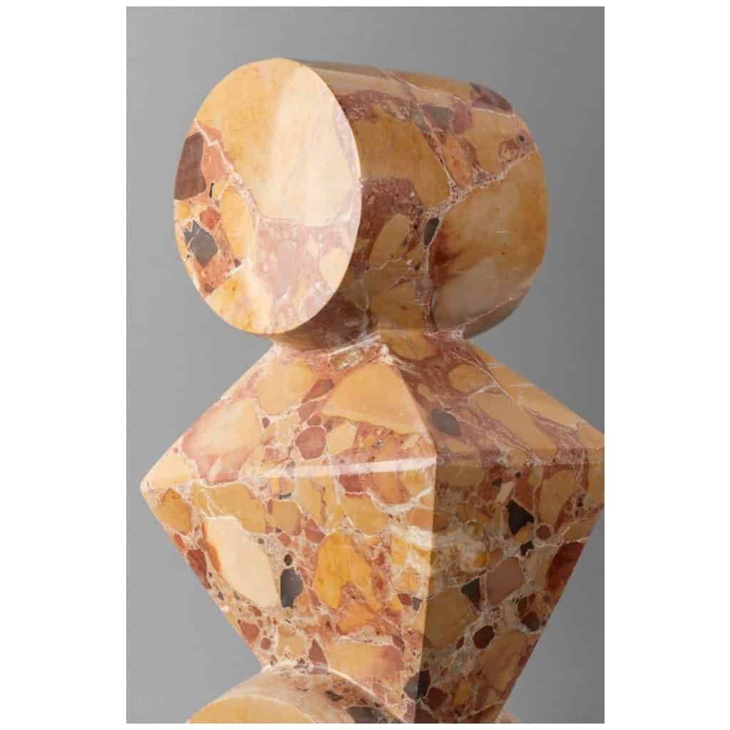 Sculpture En Marbre brèche d’Alep De Savy 4